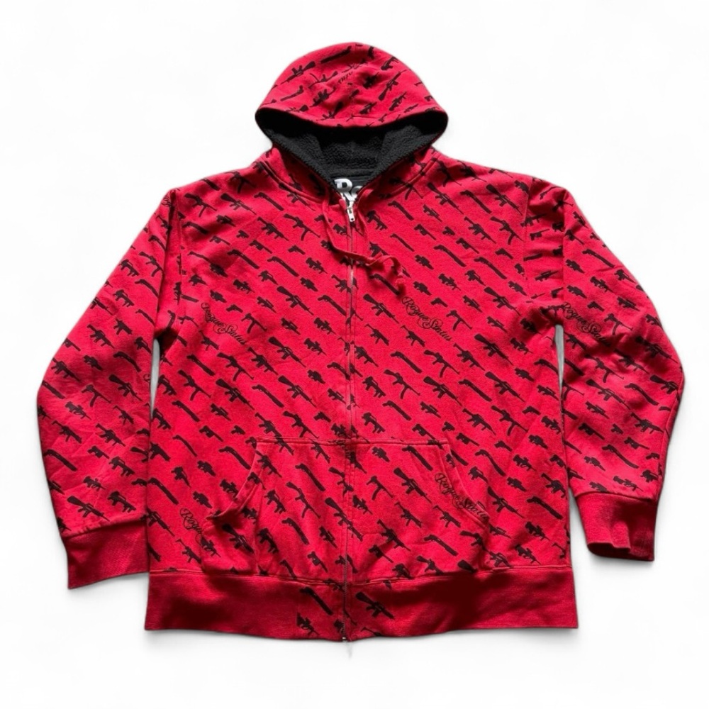 Rogue Status XL Red and Black Gun Zip Up